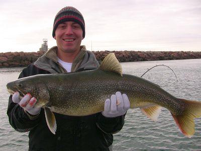 Charter Fishing Chicago Illinois and Hammond Indiana with Captain Ralph  Steiger Fishing Guide Service for salmon, trout, smallmouth bass and perch  in Illinois and Indiana waters of Lake Michigan.. - Photo Album